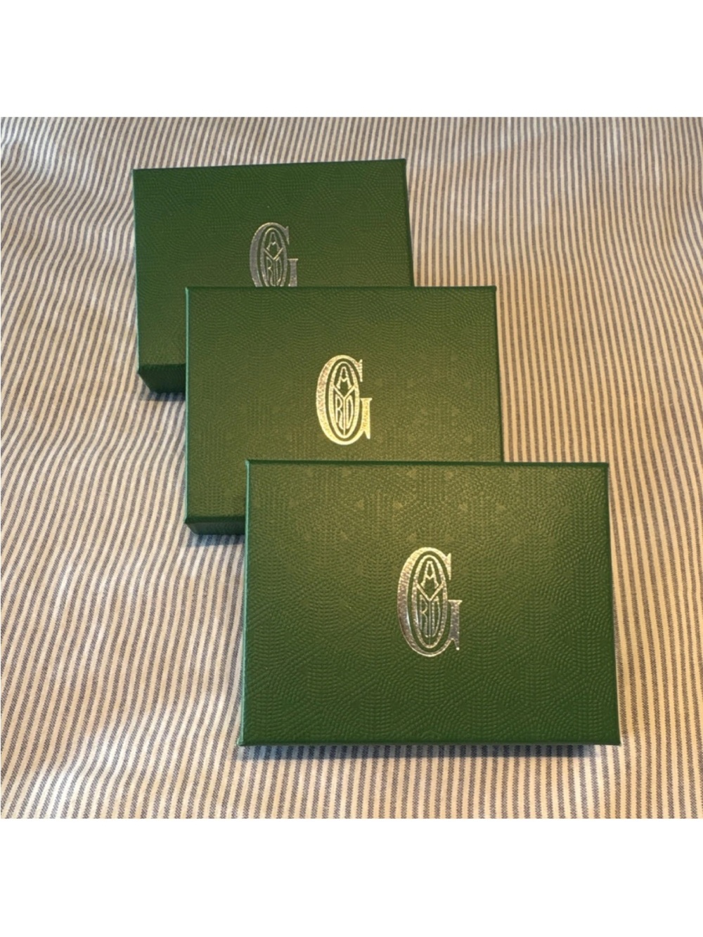 3 Goyard Gift Boxes (Set of 3, empty!)